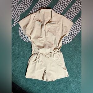 Lululemon Athletica Cream Jumpsuit